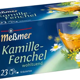 Meßmer Kamille-Fenchel, idealna herbata na wzdęcia. 23 saszetki ziołowej herbaty dla Twojego komfortu.